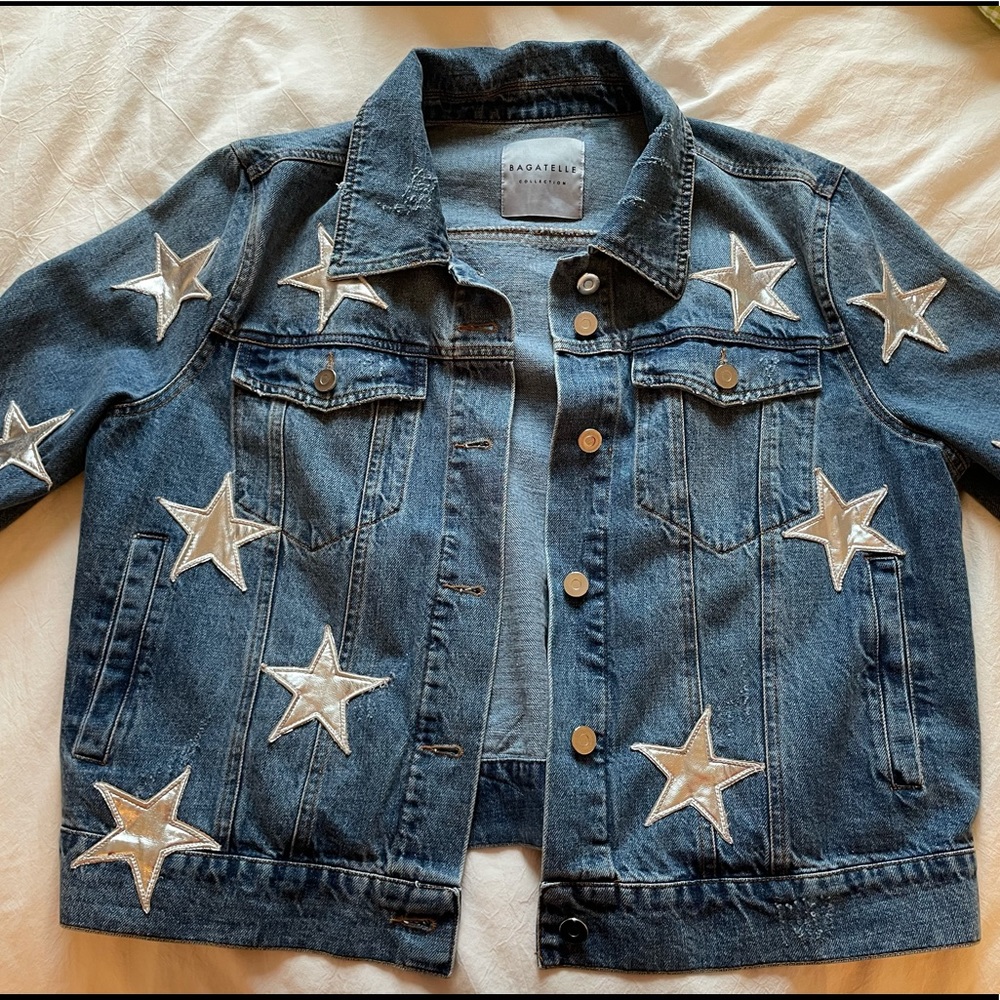 Star Patch Denim Jacket
